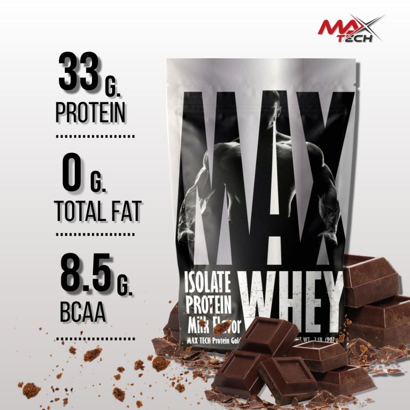 MaxTech Protein Isolate เวย์โปรตีน ไอโซเลท ลดไขมัน เพิ่มกล้ามเนื้อ V19