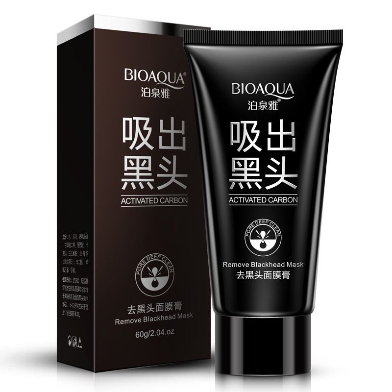 มาส์กลอกออกสิวหัวดำ  สิวเสี้ยน Sadoer Blackhead Remover Nose Black Mask แบบหลอด 60G. N291