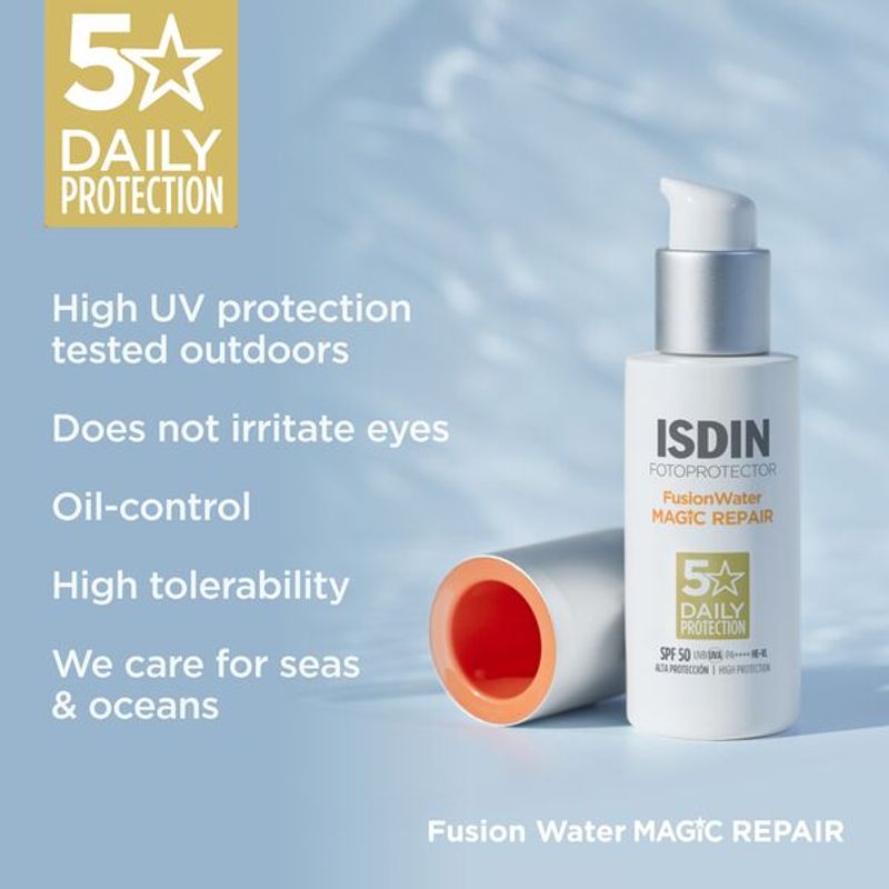 ISDIN:FUSION WATER MAGIC REPAIR SPF50 50ML,AGE REPAIR