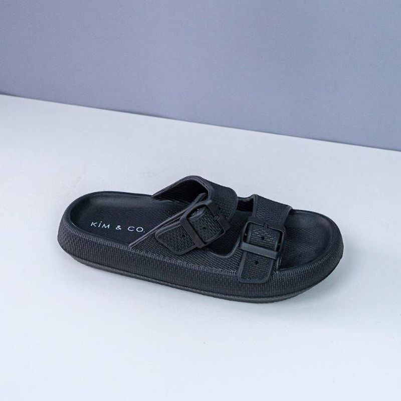 Kim&Co. CLOUD SANDAL(KS001M) รองเท้าแตะแฟชั่นผู้ชาย รองเท้าแตะเกาหลี มินิมอล พื้นนุ่มสบาย ไม่เมื่อยเพิ่มความสูงอีก 4 ซม.