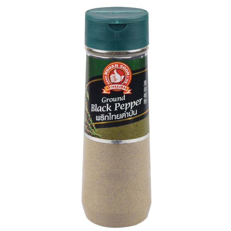 ง่วนสูน พริกไทยดำป่น 110 g ขวดพลาสติก Ground Black Pepper