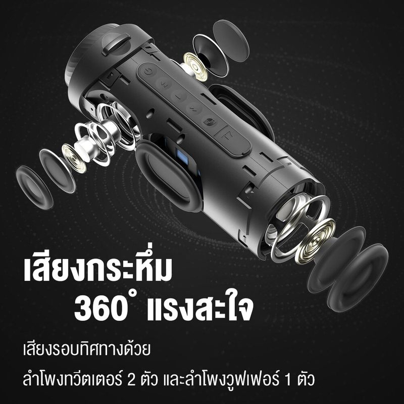 (รับประกันสินค้า 1 ปี) Tronsmart T7 Portable Outdoor Speaker ลำโพงบลูทูธ ลำโพงไร้สาย ลำโพงมีสาย ลำโพงพกพา ลำโพง30W