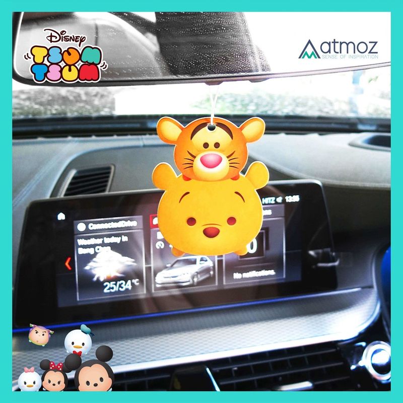 Atmoz แผ่นน้ำหอม แผ่นหอม น้ำหอมรถยนต์ แผ่นหอมปรับอากาศ น้ำหอมในรถ น้ำหอมรถ Tsum Tsum ลิขสิทธิ์แท้