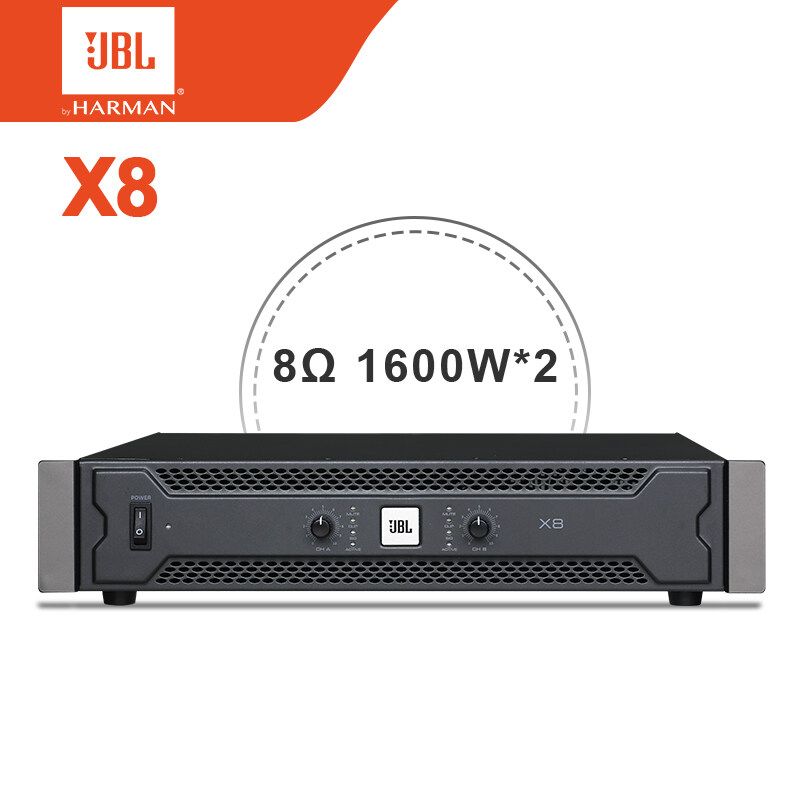 เพาเวอร์แอมป์กลางแจ้งJBL/แท้ X8 power amp8 โอห์ม 1600W x2 ช่อง เพาเวอร์แอมป์ดิจิตอล