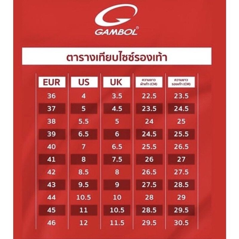 รองเท้าแตะ แกมโบล Gambol 42207 ไซส์ 36-44