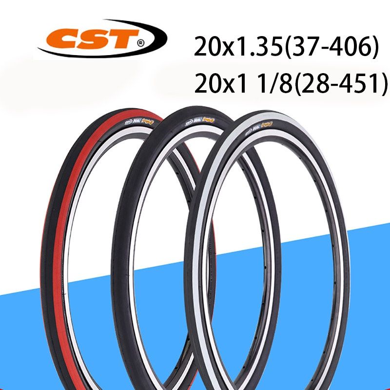 Cst C1288 ยางในรถจักรยาน 20X1 1/8 20x1.35 406 451 60TPI 20 นิ้ว คุณภาพพรีเมี่ยม