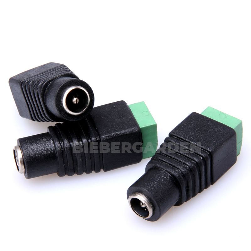 DC Jack แบบขัน แบบกด แบบสาย ตัวผู้ ตัวเมีย Connector แจ๊คชาย แจ๊คหญิง 5.5*2.1mm กล้องวงจรปิด CCTV **สั่งขั้นต่ำ 5ชิ้น