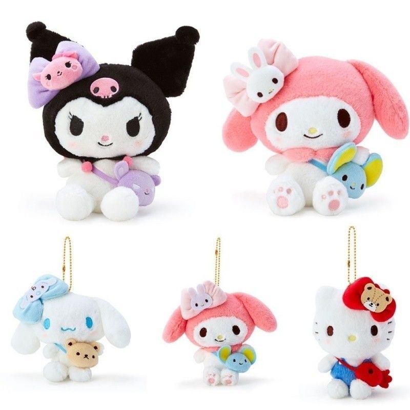 [Haroro] พวงกุญแจ จี้ตุ๊กตา Cinnamoroll Sanrio Hellokitty Mymelody Kuromi Pompom Purin สําหรับห้อยกระเป๋า