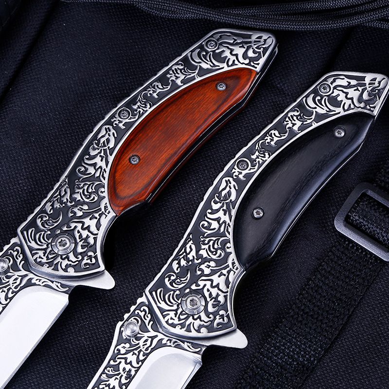 มีดพก 21.5CM มีดเอนกประสงค์ มีดโบราณ Folding knife