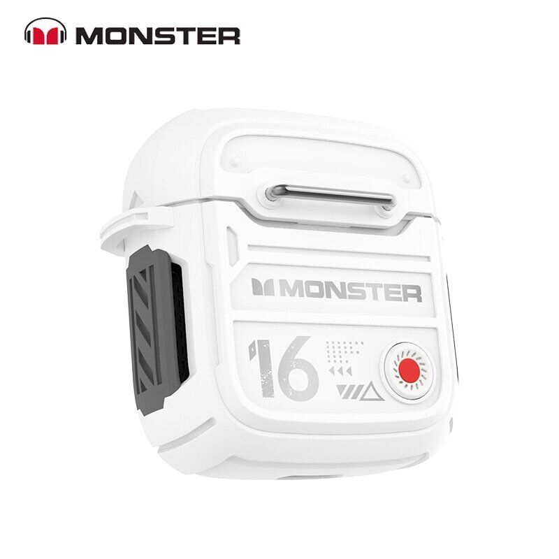 Monster XKT16 หูฟังบลูทูธไร้สาย สไตล์เมค LED Lighting  เอชดีโทร โหมดเกม no delay เบสหนัก BT5.3 HIFI  Stereo กันน้ำIP54 airbuds