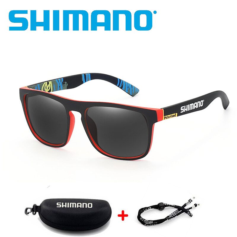 Shimano แว่นตากันแดดโพลาไรซ์สำหรับผู้ชายแว่นตากันแดดแฟชั่นของผู้หญิงแว่นตาทรงสปอร์ตสำหรับกลางแจ้งแว่นตาการตกปลาการขี่จักรยาน UV400