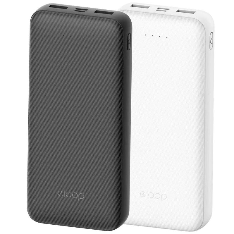 Eloop:E30 / E33 / E33 Line / E34,E30 5000mAh;สีดำ Black