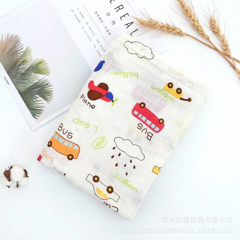 (🚚ส่งฟรี ใช้ร่วมกับคูปอง) ผ้าห่อตัวเด็ก ผ้าห่อตัวมัสลินแบมบู Bamboo Muslin Swaddles  ผ้าห่อตัวเยื่อไผ่ ขนาด 120x120 ซม. ผ้าเนื้อนิ่ม ไม่ระคายผิว