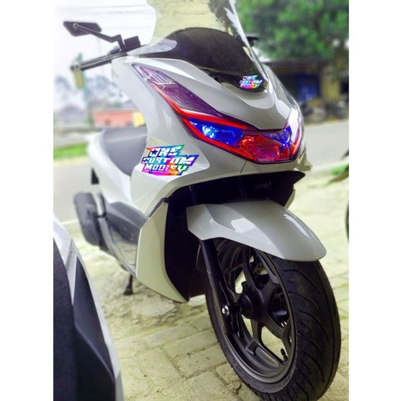 ใหม่ล่าสุด โคมไฟคิ้ว DRL PCX 160 BONUS DEVIL EYES PCX อุปกรณ์เสริมรถจักรยานยนต์ PCX 160 2021 2022