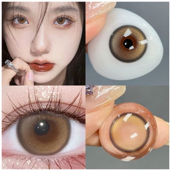 คอนแทคเลนส์✨Midroo Lens Wink Eye ขนาดมินิ 💖Brown 14.2mm