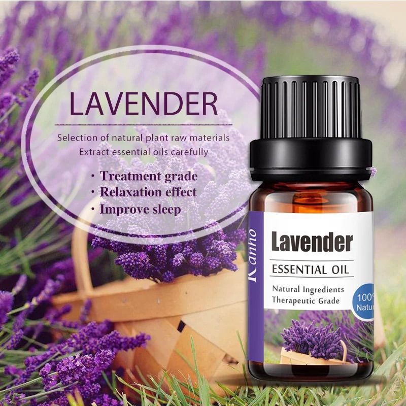 100% Lavender Pure Essential Oil น้ำมันหอมระเหยลาเวนเดอร์ ชนิดเข้มข้นพิเศษ กลิ่นหอมชัด ใช้น้อย หอมนาน