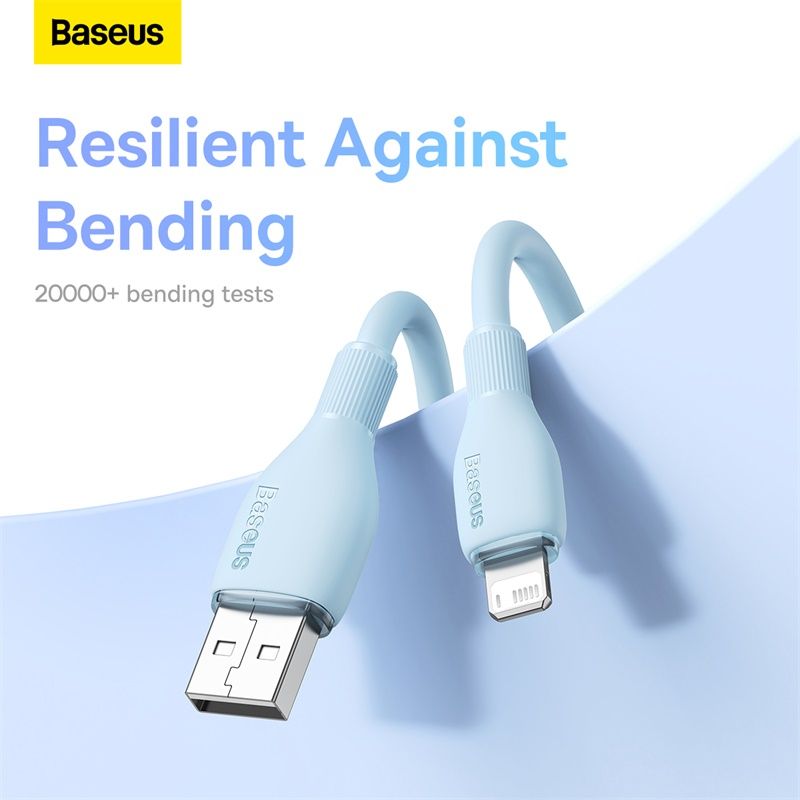 Baseus Pudding Series 2.4A สายชาร์จเร็ว USB เป็นไฟ สําหรับ IPhone 14 /13