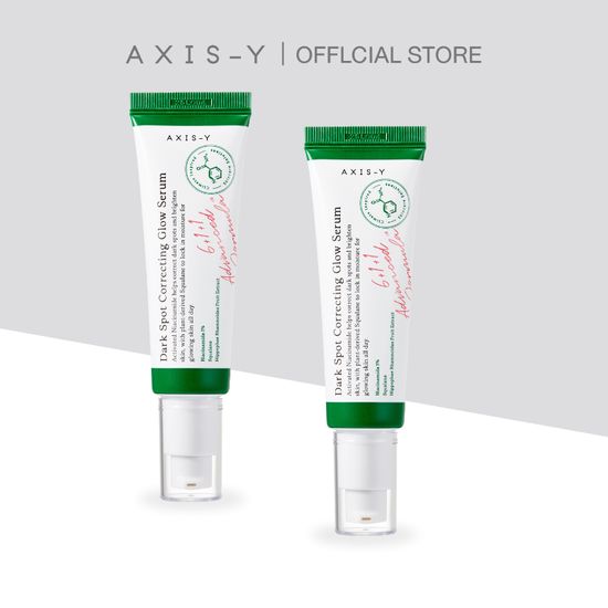 [เซ็ตคู่] AXIS-Y Dark Spot Correcting Glow Serum 50 mlดาร์ก สปอต เซรั่ม Niacinamide 5 %