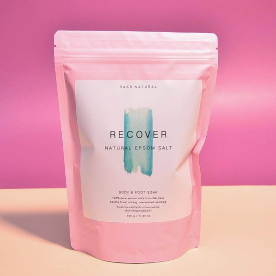 RAKS NATURAL Recover Pure Epsom Salt ดีเกลือฝรั่งจากประเทศเยอรมนี เกลือแช่ตัว เกลือแช่เท้า เผ่อนคลายกล้ามเนื้อ