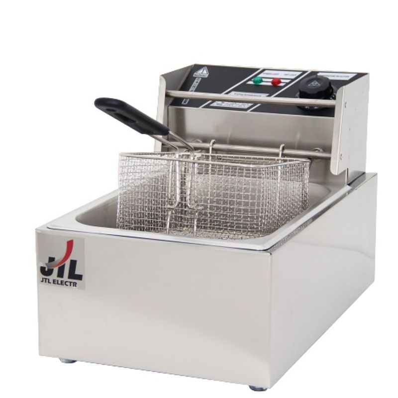 JTLหม้อทอดไฟฟ้า 1อ่าง เพื่อการพาณิชย์ ขนาด6ลิตร (E81) Commercial deep fryer