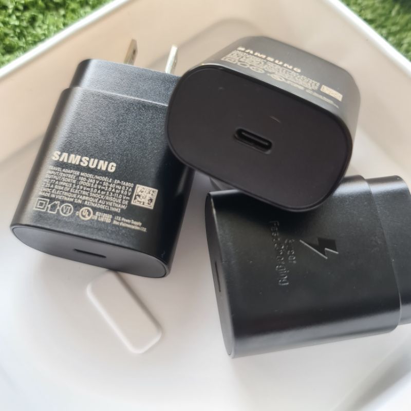 Samsung ชุดสายชาร์จแท้Samsung 25w adapter+สายc to c