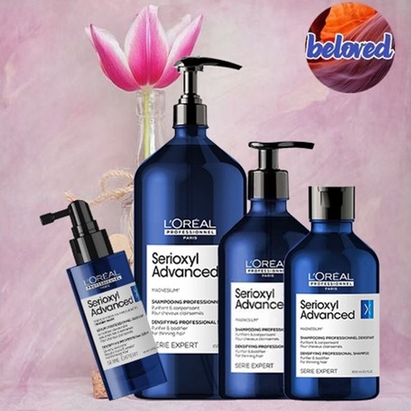 Loreal Serioxyl Advance Shampoo /Dencer ผลิตภัณฑ์สำหรับผมร่วง