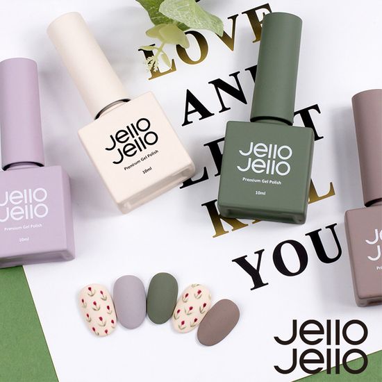 [Jello Jello] ยาทาเล็บเจล สีพรีเมี่ยม * 34 สี * ผลิตในเกาหลี