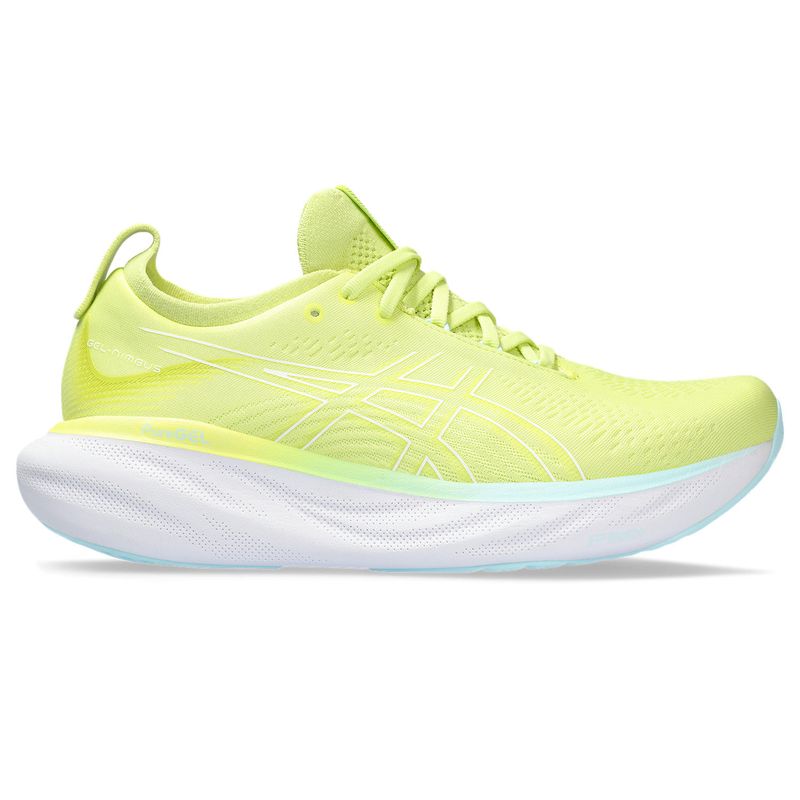 ASICS :  GEL-NIMBUS 25 MEN RUNNING ผู้ชาย รองเท้าวิ่ง ของแท้  GLOW YELLOW/WHITE