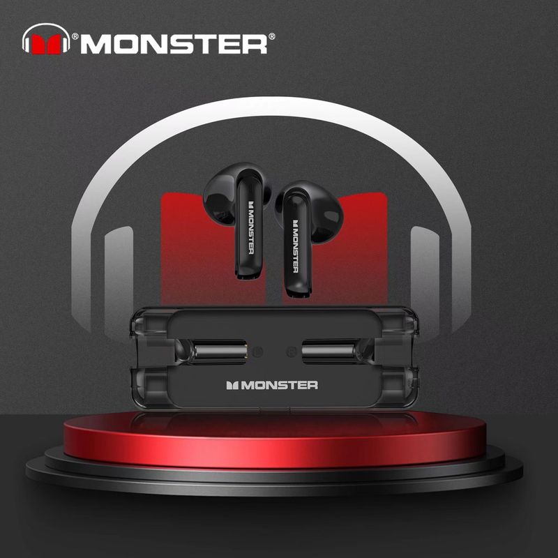 Monster XKT08 หูฟังบลูทูธไร้สาย บลูทูธ 5.3 ทนเหงื่อ คุณภาพเสียง HIFI การโทร HD