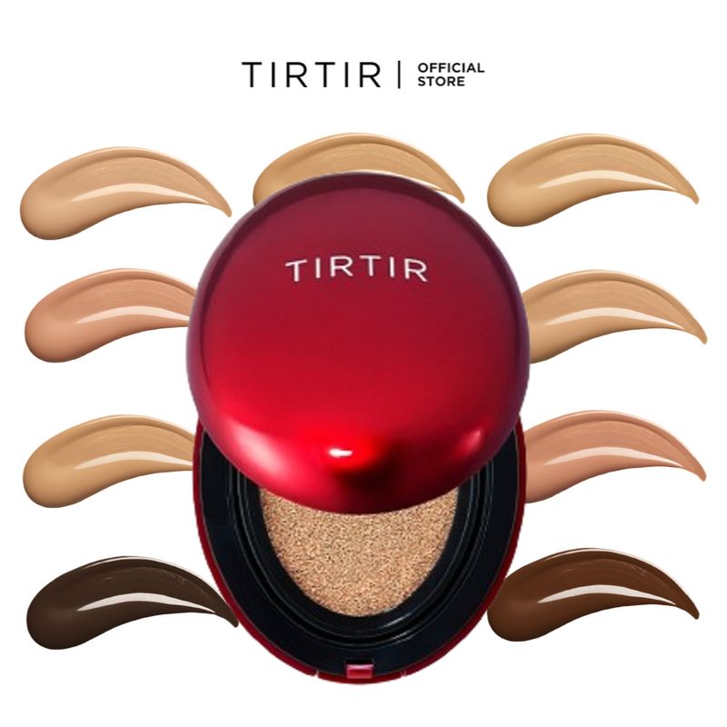 [TIRTIR ] Mask Fit Red Cushion 18g / ใหม ่ 10 SHADE EXPANSION (27C 30N 31N 33W 34C 34N 34W 37C 51N 55N / Semi-Matte Finish