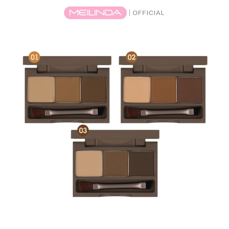 MEILINDA 3D Brow powder palette (MC3109)