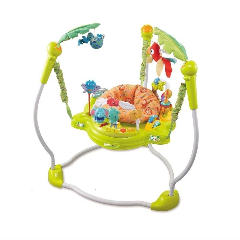 D Kids Jumperoo Rainforest จั้มเปอร์เด็ก มีดนตรี มีไฟ เสริมพัฒนาการเด็ก