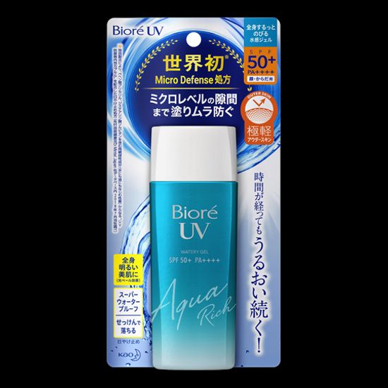 ครีมกันแดด สูตรใหม่! กันแดด Biore UV Aqua Rich Watery Essence 50g Micro Defense SPF 50+ PA++++ ขนาด 50g.