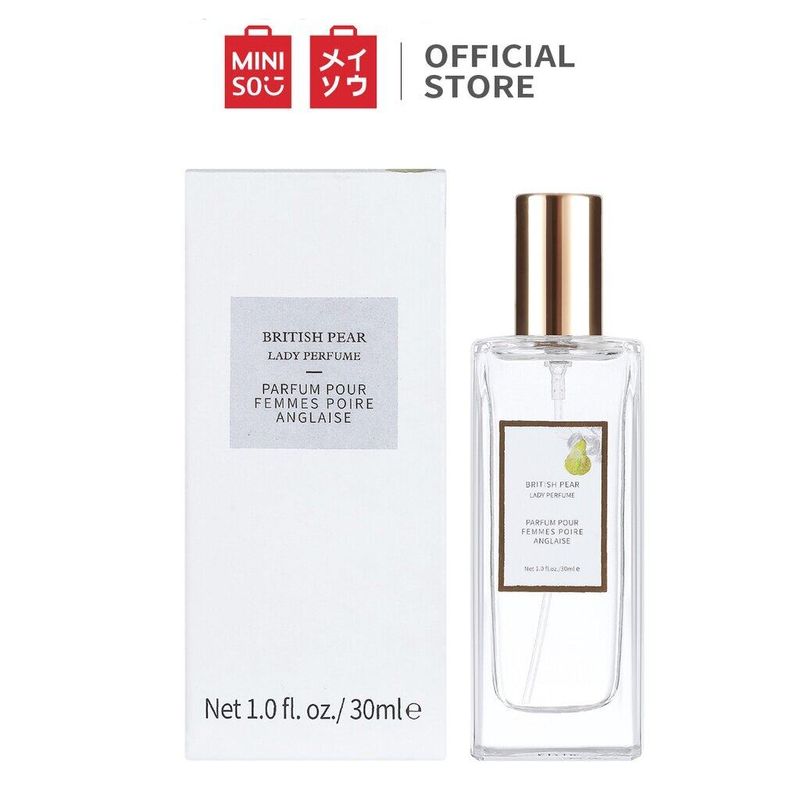 MINISO น้ำหอมผู้หญิงติดทนนาน รุ่น British Pear Lady Perfume 30 mL