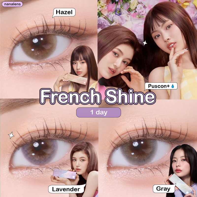 Olens รุ่น French Shine 1 Day คอนแทคเลนส์รายวัน 5 คู่