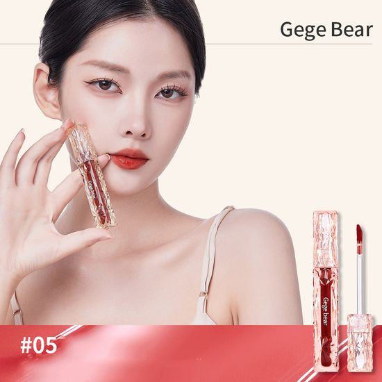 Gegebear ลิปสติก ลิปกลอส เคลือบริมฝีปาก อวบอิ่ม สไตล์เกาหลี