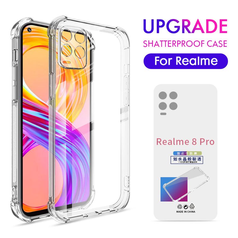 คสใสสำหรับ รุ่นใหม่ เคสกันกระแทกRealme 11 10 9 8i 7i 5i 6i 3 C55 C53 C33 C30s C21Y C25Y C20A C25s C11 C17 C2 C3 GT Neo2 3 Master X3 SuperZoom X50