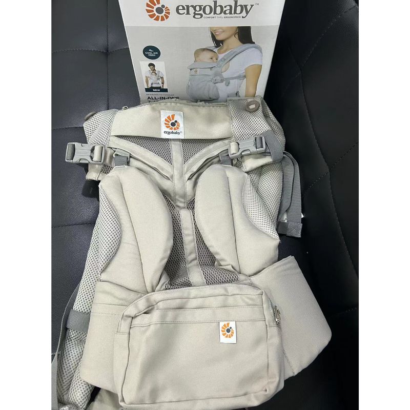 ของแท้ 100% Ergobaby Omni Breeze ผ้าขนหนูห่อตัวเด็กทารกแรกเกิด 360 องศา อเนกประสงค์ ระบายอากาศ สําหรับอุ้มเด็กทารก 0-48 เดือน