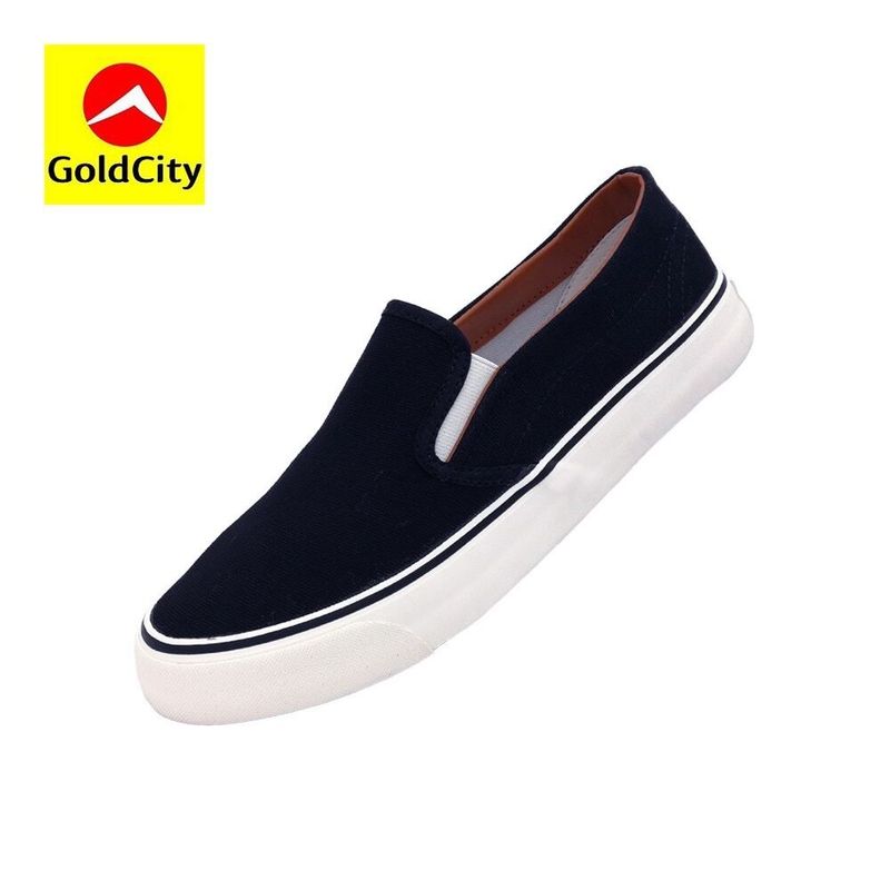 🚀จัดส่งภายใน 24 ชั่วโมง🚀Gold City รองเท้าผ้าใบสวมทรง Slip-On รุ่น NS011 ทรงสวย ใส่คูล