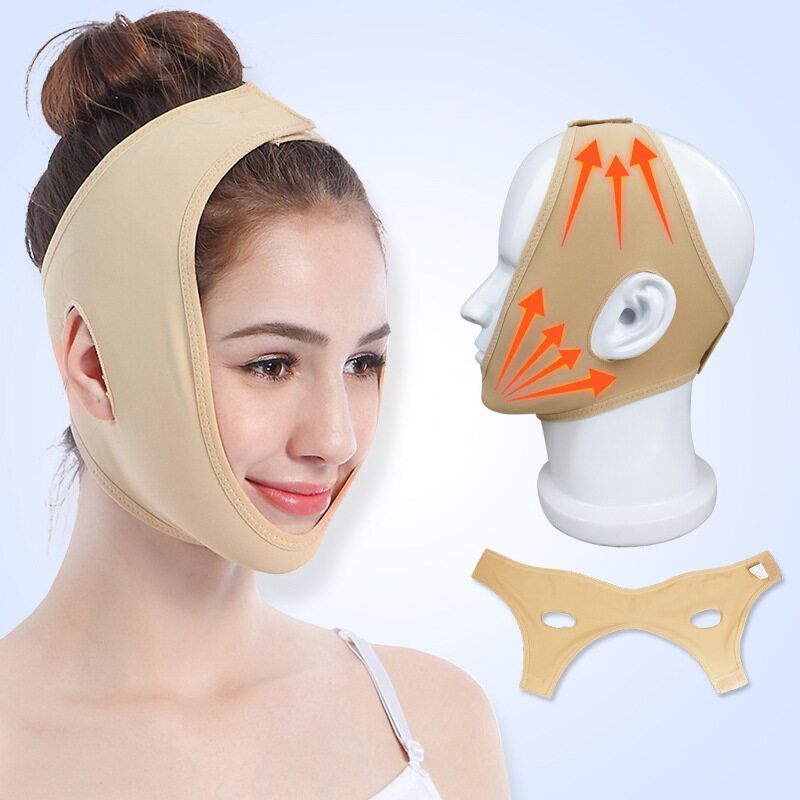 LHV Shape Face Lift Up Tools หน้ากากใบหน้าบาง Slimming Facial Masseter Double Chin Skin Bandage Belt.สายรัดหน้าเรียว ที่รัดหน้าเรียว หน้าเรียว หน้า v shape หน้าวีเชฟ รัดหน้าเรียว ผ้ารัดหน้าเรียว ปรับรูปหน้าเรียว ปรับหน้าเรียว เข็มขัดหน้าเรียว ยกกระช