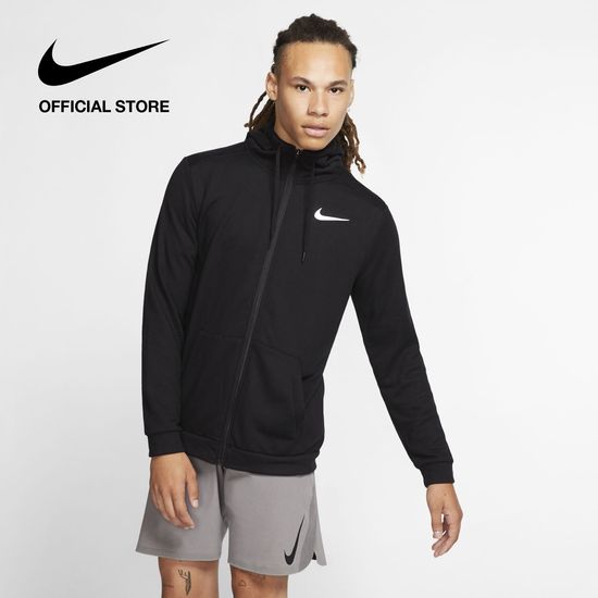 Nike Men's Dry Fz Fleece Hoodies - Black ไนกี้ เสื้อมีฮู้ดผู้ชาย Dry Fz Fleece - สีดำ