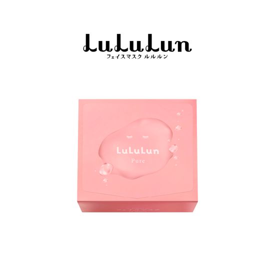 (แพ็ค 32 แผ่น) LuLuLun Pure Pink Face Mask ลูลูลูน แผ่นมาส์กหน้า สูตรปรับสมดุลผิว เพียว บาลานซ์ ปรับสูตรใหม่