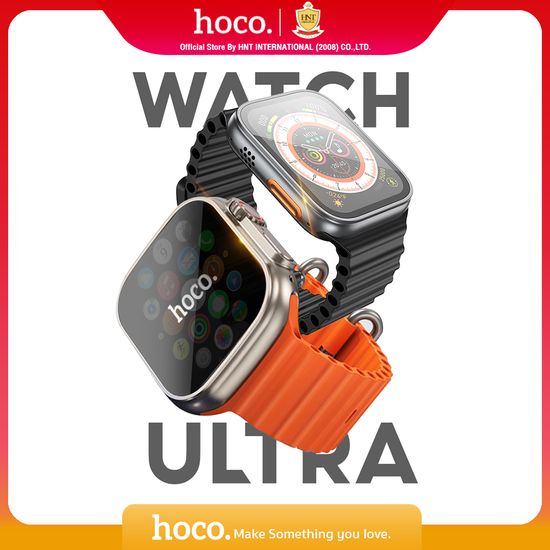 (Hoco Thailand) HOCO Y12 Ultra โทรเข้าออกได้ (ios ,Android ) Bluetooth 5.0 Call Smart Watch Sports Fitness Tracker FHD Display นาฬิกาโทรได้ สมาร์ทวอช