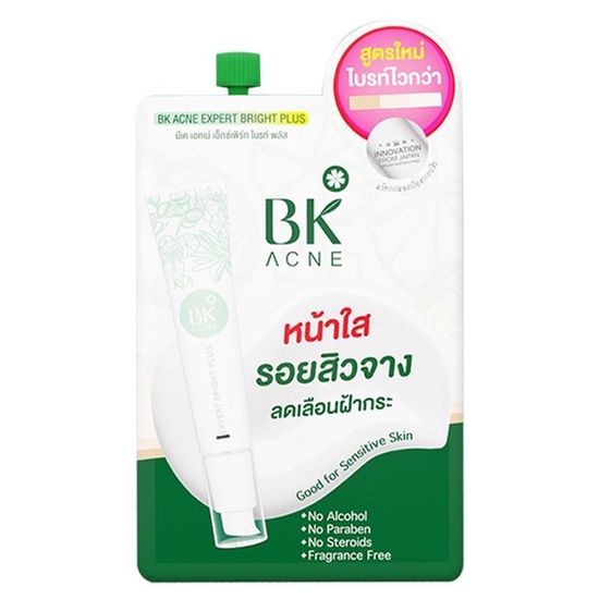 (1กล่อง6ซอง) BK ACNE ฟิลเลอร์มาร์ค เซรั่มกันแดดครีมรองพื้น ชนิดซอง ขนาด 45 กรัม