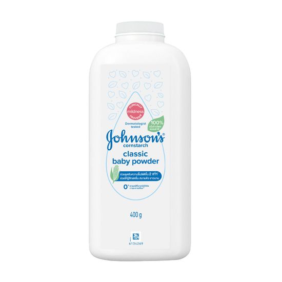 Johnsons Baby(จอห์นสันเบบี้) | แป้งจอห์นสัน เบบี้ คอร์น คลาสสิค 400ก Johnsons Baby Corns Classic Powder 400g 