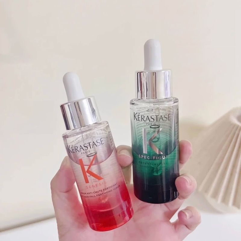 Kerastase Genesis Serum Anti-Chute Fortifiant & Specifique Serum Potentialiste 30ml เซรั่มเคเรสตาส บำรุงหนังศีรษะและผม