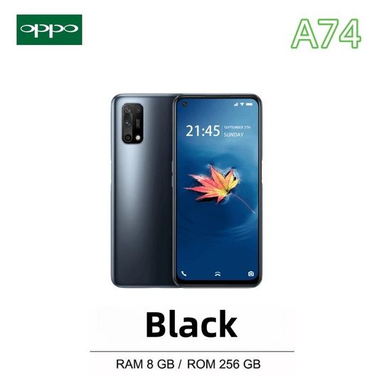 OPPO A74 5G RAM8GB+ROM256GB Android12 กว้า6.5นิ้ว มีสินค้าพร้อมส่ง แถมฟรีอุปกรณ์ครบชุด