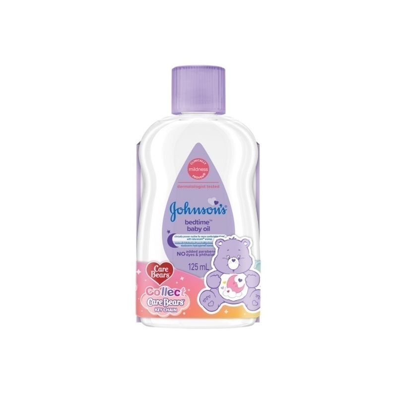 [Carebear Edition]Johnson's Baby จอห์นสัน เบบี้ จอห์นสัน เบดไทม์ เบบี้ ออยล์ 125 มล. Johnson's Bedtime Oil 125ml