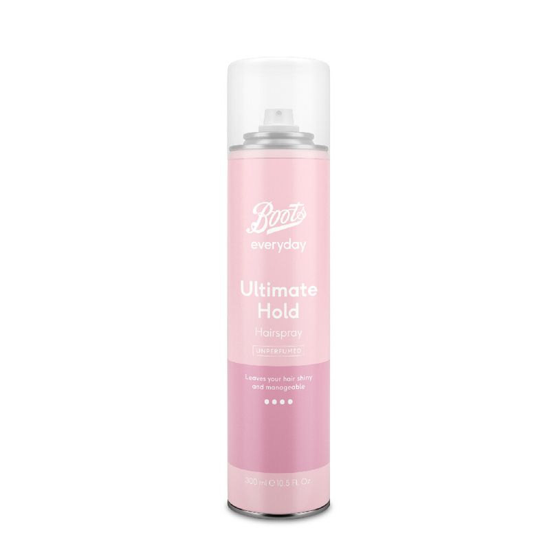 Boots Ultimate Hold Hairspray Unperfumed 300Ml บู๊ทส์ อัลทิเมท โฮลด์ แฮร์สเปรย์ อันเพอร์ฟูม 300 มล.