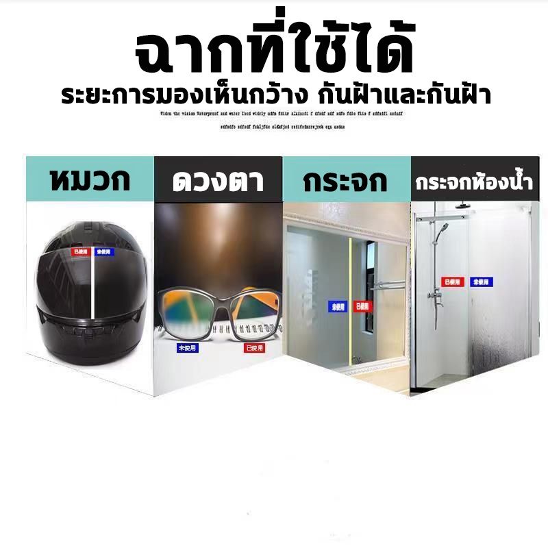 น้ำยาเคลือบกระจก น้ํายาเคลือบกระจกรถยนต์ กันน้ำและกันฝ้า2ชิ้น 420ml มุมมองที่ชัดเจน สูตรน้ำปราศจากฟิล์มม น้ำยาขัดกระจก